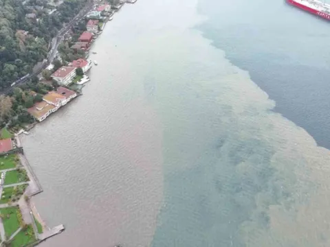 İstanbul Boğazı çamurla kaplandı - fotoğraf 1