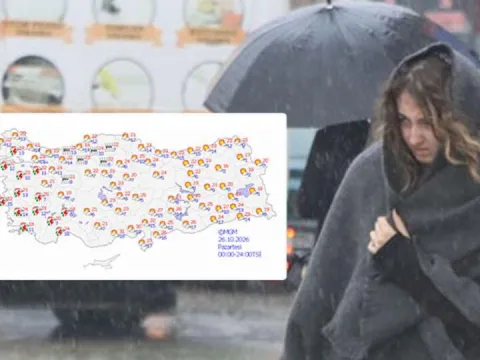 5 kent için "alarm" verildi... 3 bölgede yağış var - fotoğraf 1