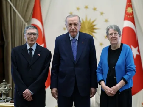 Cumhurbaşkanı Erdoğan, Nobel ödüllü bilim insanı Prof. Dr. Sancar'ı kabul etti - fotoğraf 3