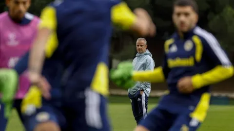 Fenerbahçe, Aston Villa maçının son antrenmanını gerçekleştirdi