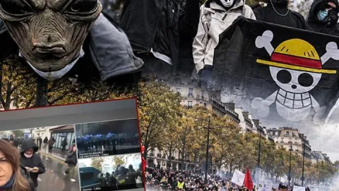 Fransa'da sokaklar savaş alanına döndü! CNN TÜRK Paris'te: 200'e yakın gözaltı