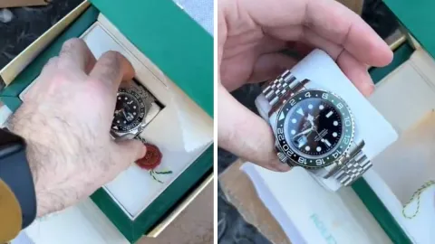 Fransa'da yağmanın son noktası: Çöp kutusu yanında açılmamış Rolex saat bulundu
