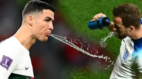 Futbolcular bu yüzden içtikleri sıvıları tükürüyormuş