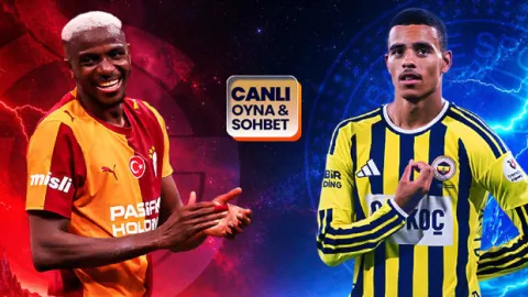 Galatasaray dev derbide Fenerbahçe'yi ağırlıyor! Maçın heyecanı canlı sohbet ile Misli'de