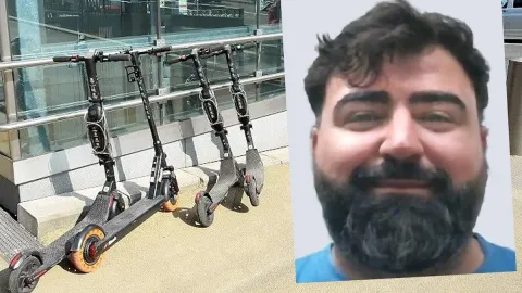 Gardiyanları kelepçeleyip, uyuşturucu baronunu hastaneden scooterla kaçırdılar