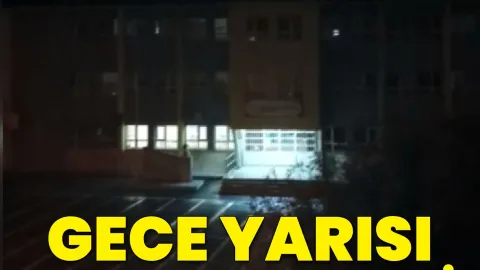 Gece yarısı korkutan sesler! 3 okuldan birden...
