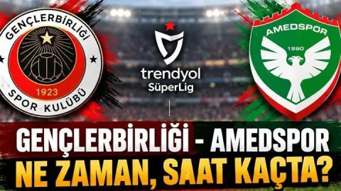 Gençlerbirliği Amedspor maçı ne zaman, saat kaçta, hangi kanalda? Amedspor Gençlerbirliği maç kadrosu/muhtemel 11'ler