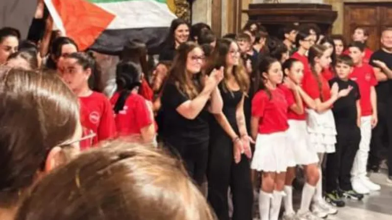 GENÇLİK KOROSU’NDAN FİLİSTİN YARARINA ROMA’DA ANLAMLI KONSER