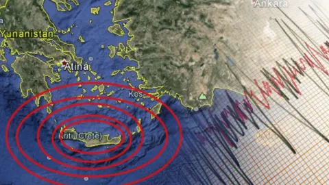 Girit açıklarında deprem oldu, gözler Ege'ye çevrildi
