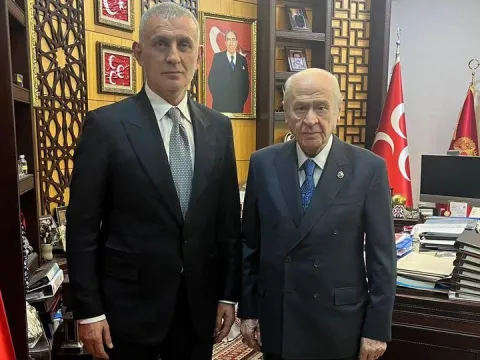 Hacıosmanoğlu'ndan Bahçeli'ye ziyaret! - fotoğraf 1