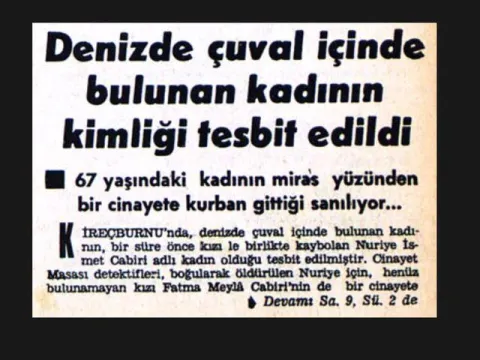 Denizden çıkan çuvalın sırrı! Sosyete dünyasını sarsan anne-kız cinayeti! - fotoğraf 3