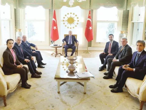 Erdoğan 4 başkanı kabul etti - fotoğraf 5