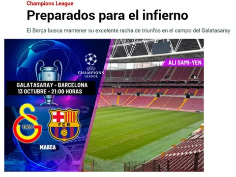 Barcelona maçı öncesi İspanya'da gündem Galatasaray! 'Cehenneme hazır mısınız? Barça'nın ilk büyük Avrupa mücadelesi' - fotoğraf 5