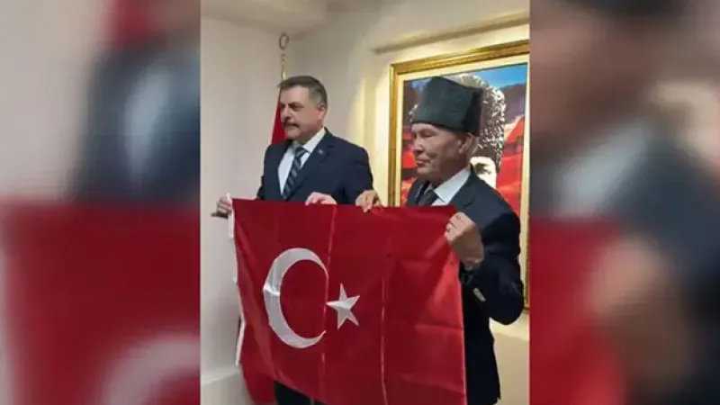 Hakem Bakan Çiftçi, Türkiye Muharip Gaziler Derneği'ni ziyaret etti