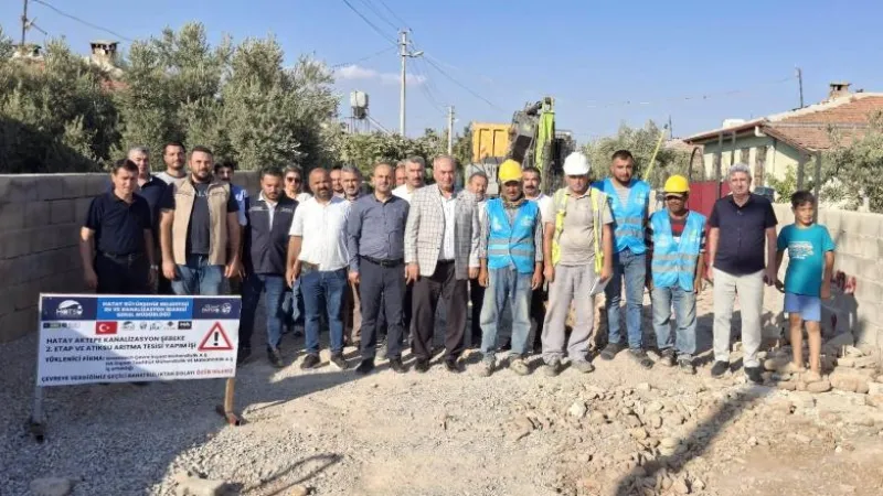 HASSA AKTEPE’DE ALT YAPI ÇALIŞMASI