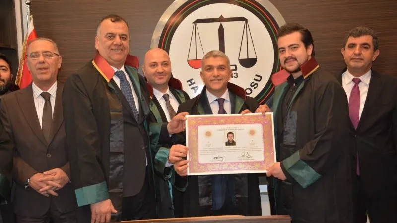 Hatay Barosuna Yeni Üye; Avukat Adil Furkan Aydın