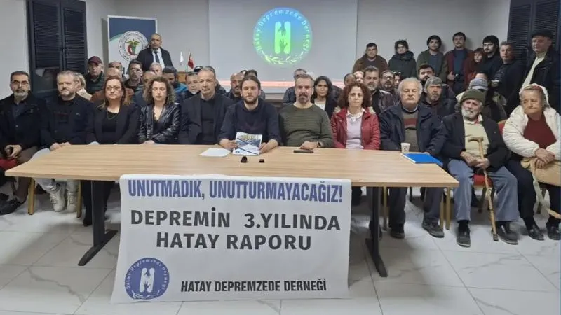 Hatay Depremzede Derneği; SÖZ Değil, ÇÖZÜM İstedi