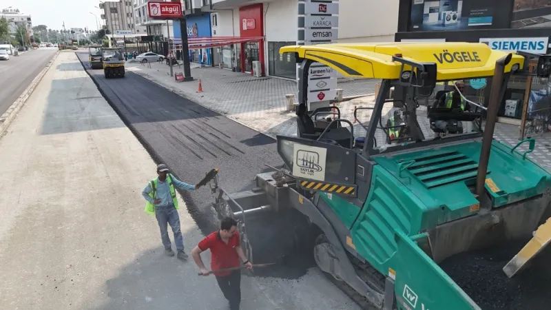 HATAY DÖRTYOL’DA ASFALT SEFERBERLİĞİ 