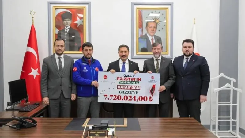 Hatay İl Müftülüğünden Gazze'ye Yardım