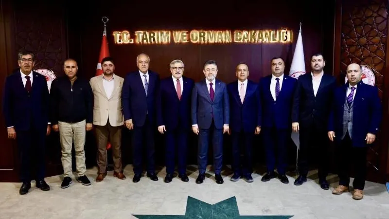Hatay Tarım Heyeti Bakan Yumaklı İle Görüştü