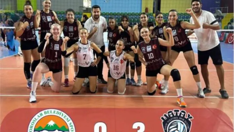 Hatay Voleybol Takımı Mersin'den Şen Döndü: 3-0