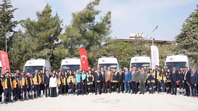 Hatay'a 12 Ambulans Daha