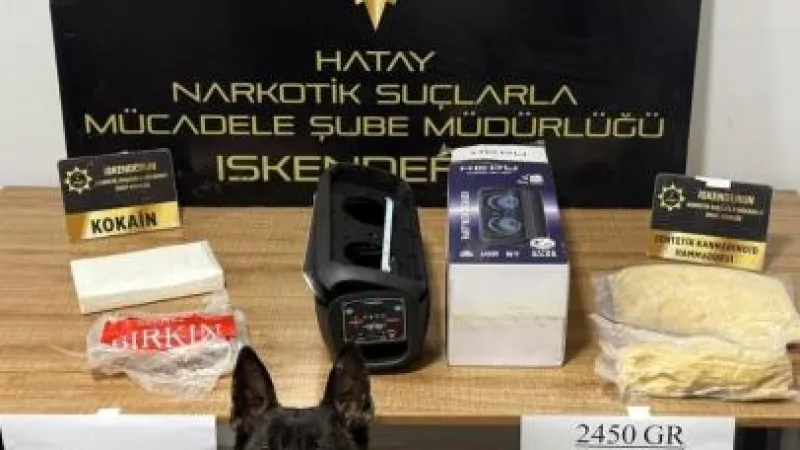 Hatay'da 1250 Gram Kokain Ele Geçirildi