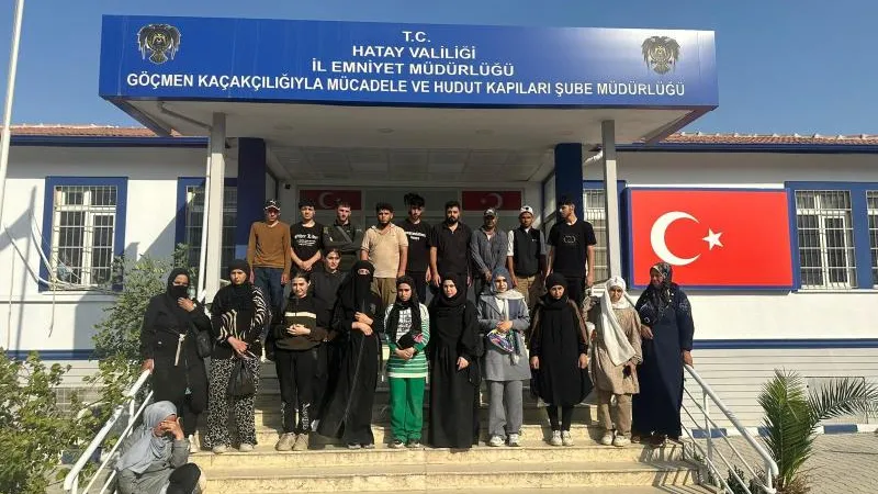 Hatay'da 24 Düzensiz Göçmen