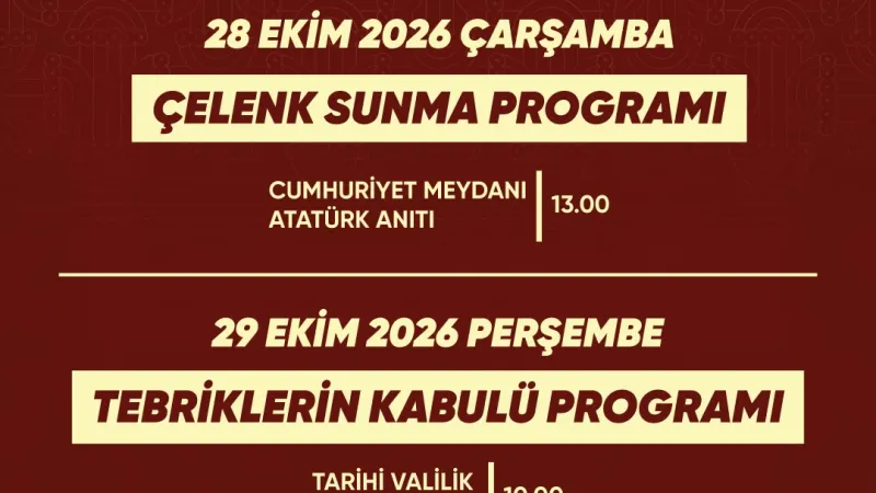 HATAY’DA ATAYA SAYGI TÖRENLERİ