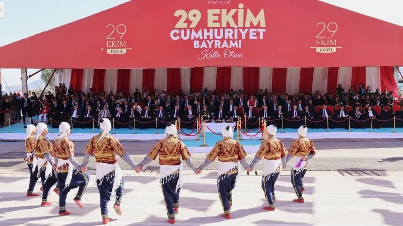 HATAY’DA CUMHURİYETİN 102. YIL COŞKUSU