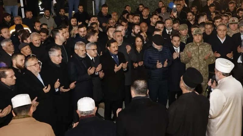 HATAY’DA HÜZÜN DOLU TÖREN