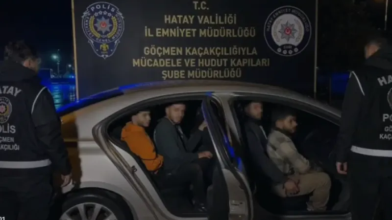 Hatay'da İki Günde 15 Düzensiz Göçmen