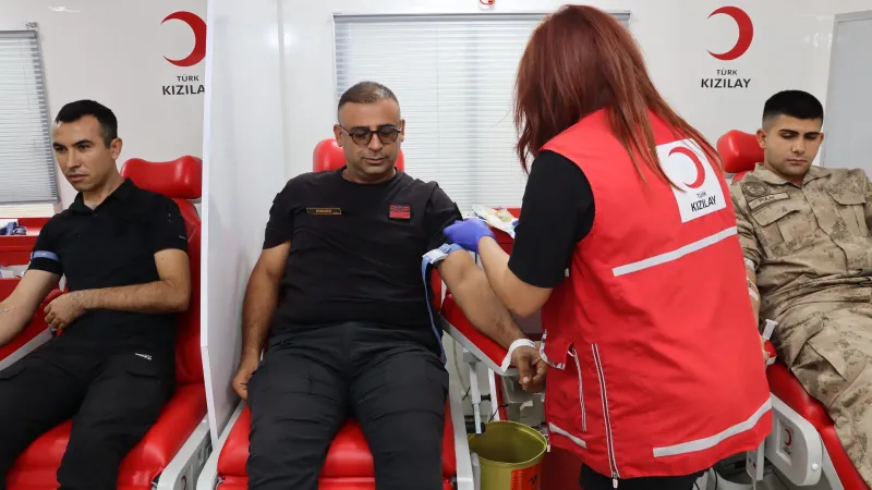 HATAY’DA JANDARMA PERSONELİNDEN KAN BAĞIŞI