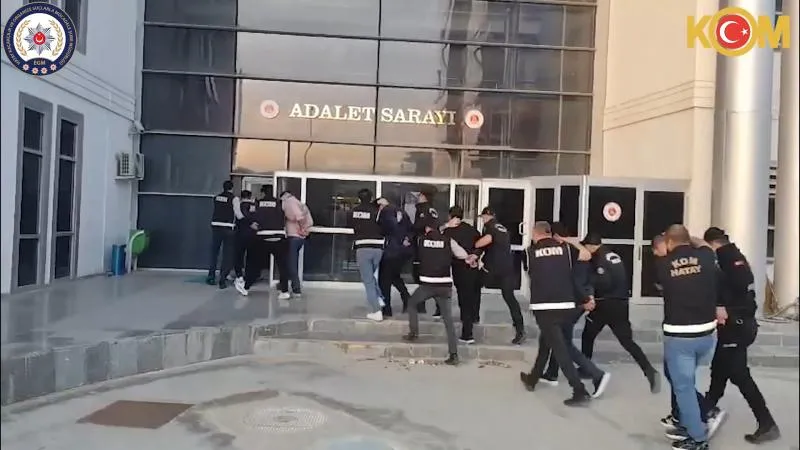 HATAY’DA SUÇ ÖRGÜTLERİNE OPERASYON: 28 TUTUKLAMA