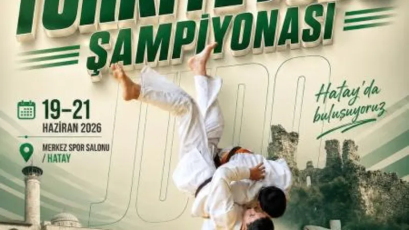 Hatay'da Yeşilay Yıldızları Judo Şampiyonası