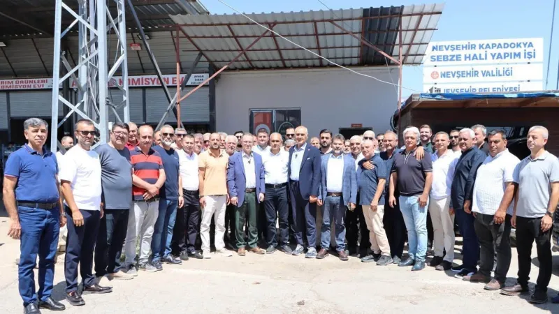 HATSO Heyetinden, Sebze Meyve Komisyoncular Derneğine Ziyaret