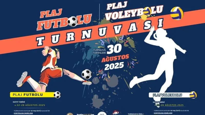HBB’DEN PLAJ FUTBOLU VE PLAJ VOLEYBOLU TURNUVASI
