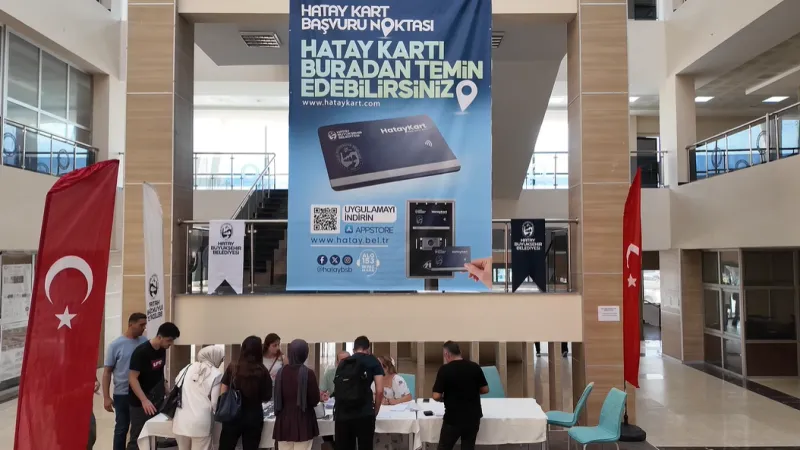 HBB’DEN ÜNİVERSİTE ÖĞRENCİLERİNE HATAY KART KOLAYLIĞI