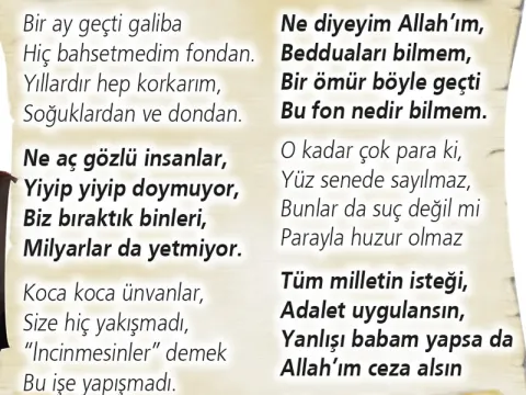 Fon vurgunu için şiir yazdı - fotoğraf 3