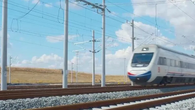 Hızlı tren Avrupa sınırına ulaşıyor