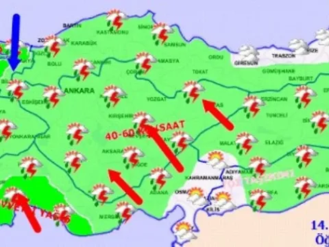 Meteoroloji saat verdi: Sağanak yağış ve fırtına etkili olacak! | Günlerce sürecek: İstanbul dahil birçok ile sarı ve turuncu yağış alarmı - fotoğraf 3