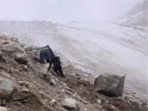 Ağrı Dağı'nda heyelan! Son anda kurtuldular! - fotoğraf 4