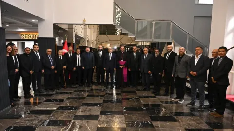Hristiyan Heyetinden Emniyet Müdürüne Ziyaret