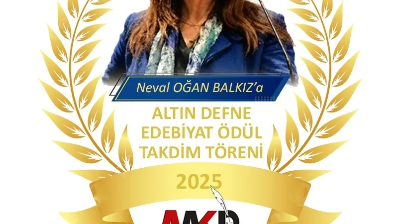 HUKUKÇU NEVAL BALKIZ’A EDEBİYAT ÖDÜLÜ