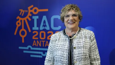 IAF Başkanı Gabriella Arrigo, Uzay Kongresi'nde küresel uzay toplumunun bir araya geleceğini söyledi