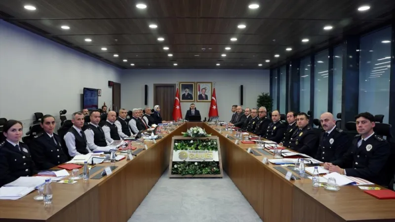 İçişleri Bakanı Çiftçi başkanlığında asayiş konulu güvenlik toplantısı yapıldı