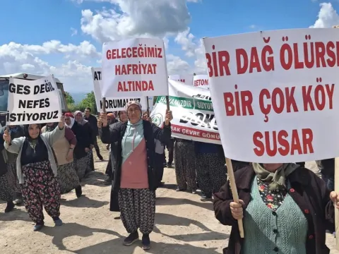 Kanunsuz talana karşı köylü siper oldu - fotoğraf 3