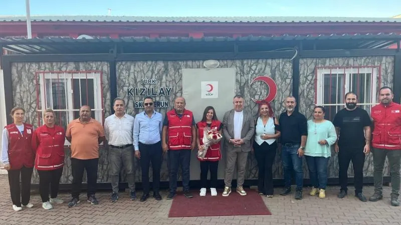 İGC YÖNETİMİNDEN TÜRK KIZILAY İSKENDERUN ŞUBESİ'NE ZİYARET