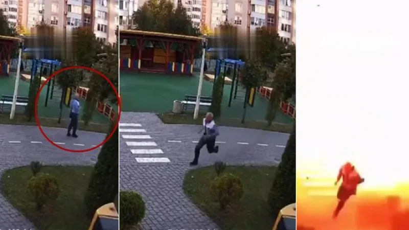 İHA tam o anda isabet etti! Ölümden saniyelerle kurtuldu!