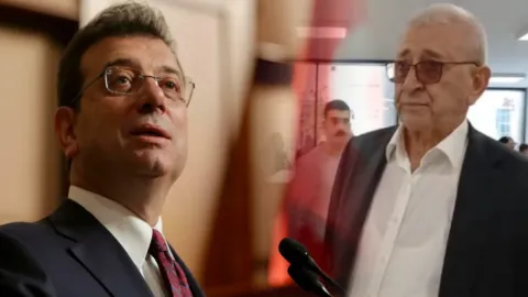 İmamoğlu'nun savunmasını beklerken, babasının gözyaşlarını tutamadığı anlar...